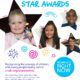 Cancer ResearchUK Star Awards 2018 poster which features Agatha King aged seven from Fife who has overcome leukaemia scaled