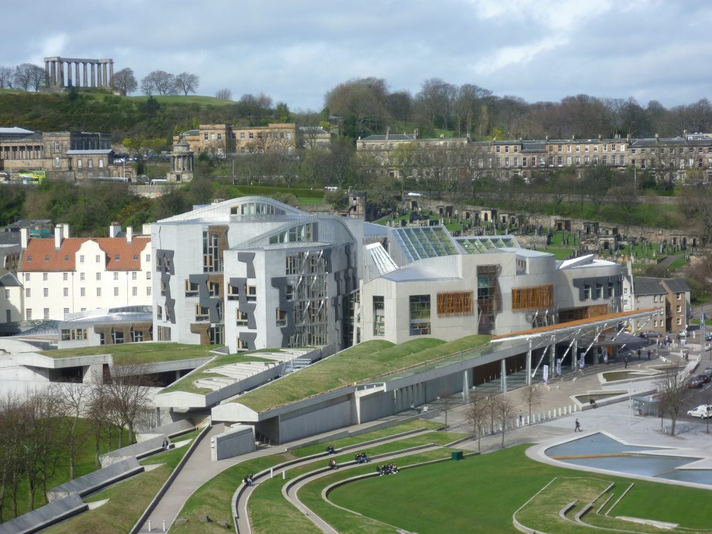 Scottish Parliament building Holyrood
