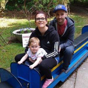 Family photo proud parents Michael and Shannon Murphy with their baby daughter Sophia Murphy