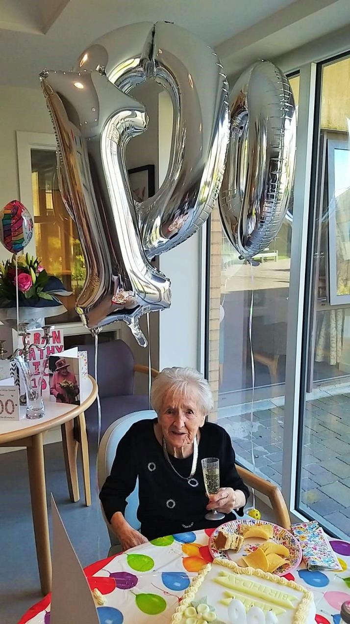 Catherine the Great Celebrates 100th Birthday at Hawthorn House 7 100th bday