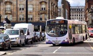 First Bus operating in Glasgow