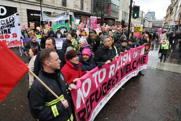 Glasgow Anti-Racism Rally Unites Hundreds for Justice - Glasgow News 3 protestr4