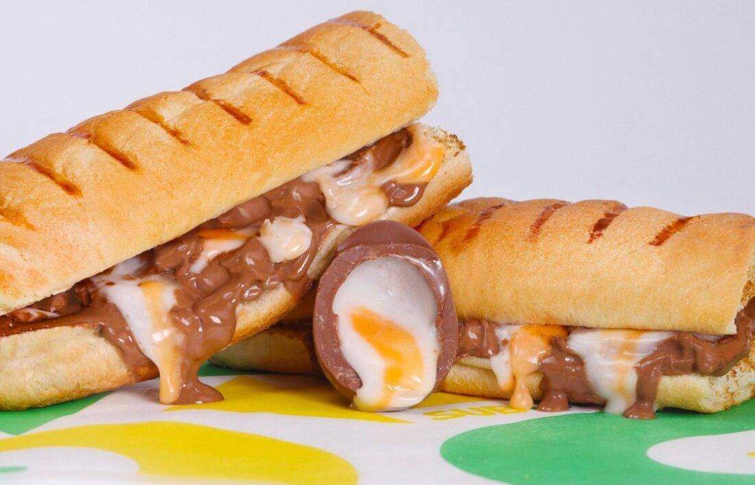 Glasgow Subway Creme Egg Sandwich
