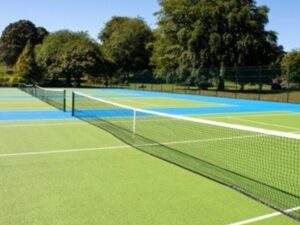 Newlands Park tennis courts after