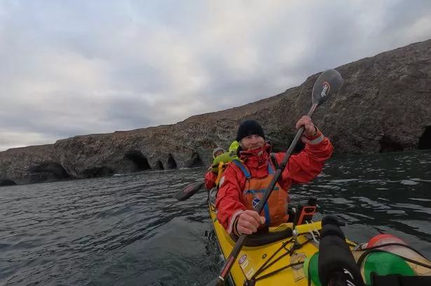 Mark Agnew Arctic kayak challenge