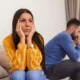 Frustrated couple arguing and having marriage problems Couples who are fighting Disappointed in lov