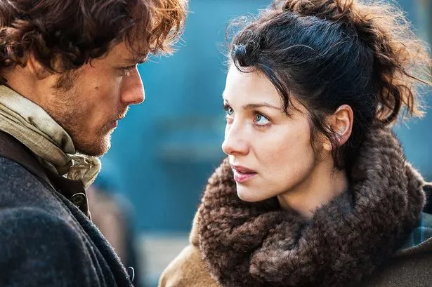 Sam Heughan and Caitriona Balfe