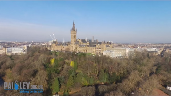 glasgow university from kelvingr