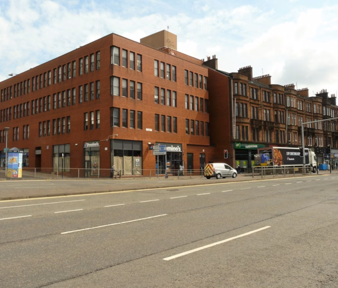 Anniesland Cross on Great Western Road