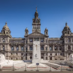 Glasgow City Chambers on George Square on a sunny day